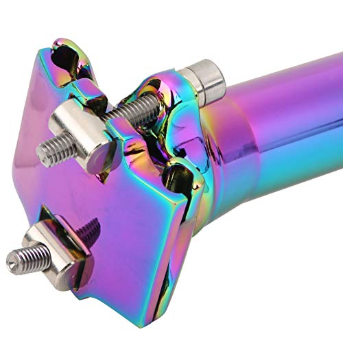 Lightweight CNC Aluminum Alloy 400MM Bike Seatpost - Adjustable MTB/Road Bike Saddle Post (27.2x400mm) for Mountain, Road & BMX Bikes | Perfect for Commuting, Trail Riding & Urban Cycling