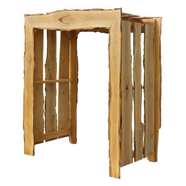 A & L Furniture Blue Mountain Appalachian Arbor - Rustic Solid Wood Dining Table for Farmhouse & Cabin Decor - Perfect for Family Gatherings & Country-Style Dining Rooms