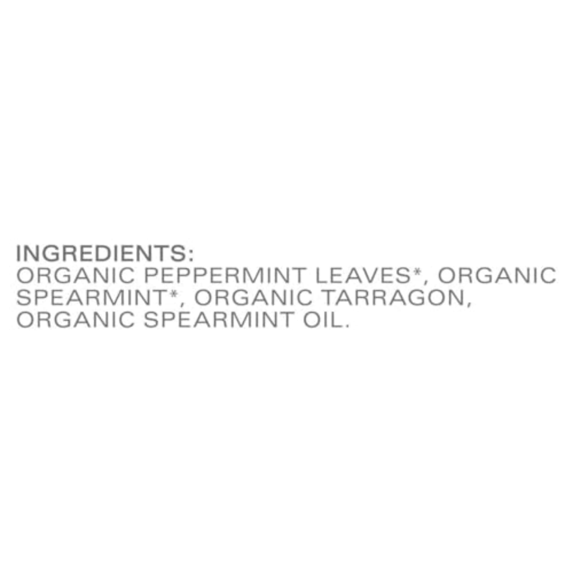 TAZO Organic Refresh Mint Herbal Tea Bags - Caffeine Free, 16 Count | Refreshing Herbal Tea for Relaxation & Stress Relief | Perfect for Afternoon Tea Time, Yoga Sessions & Bedtime Rituals