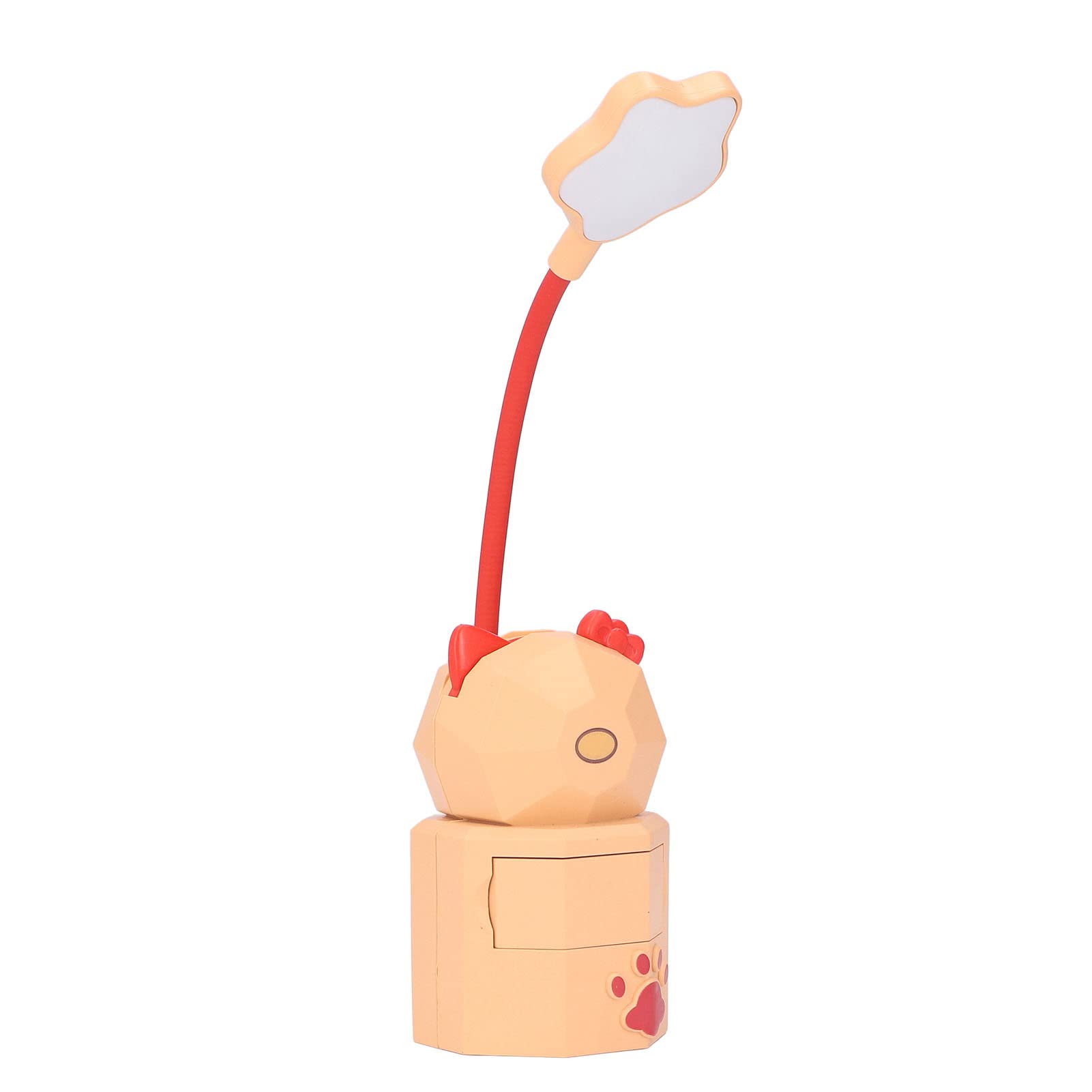 USB Rechargeable LED Table Lamp - Cute Cartoon Design Desk Light for Study, Reading & Night Light (Yellow) | Perfect for Bedroom, Office & Kids Room Decor
