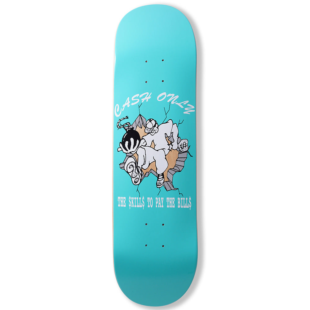 Skillz 8.25 Skateboard Deck - Premium Maple Wood Skateboard for Street & Park Riding - Perfect for Tricks, Commuting & Skatepark Sessions