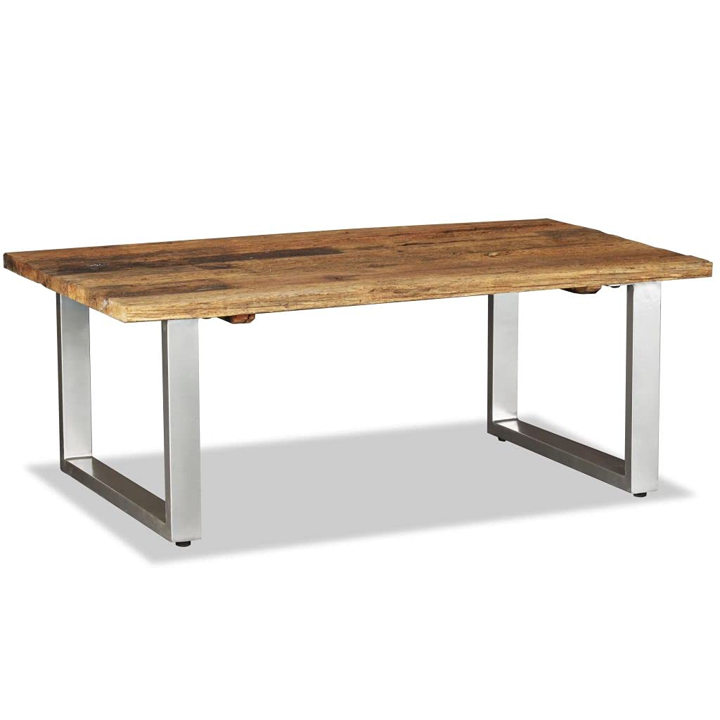 Modern Solid Reclaimed Wood Coffee Table 39.4