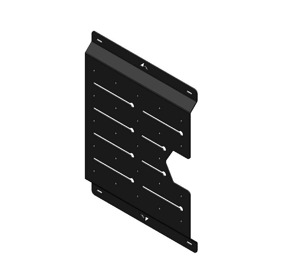 Aluminess Heavy-Duty Frontloader Bolt-On Mounting Plate for Pickup Trucks - Perfect for Off-Road Adventures & Work Site Equipment Installation
