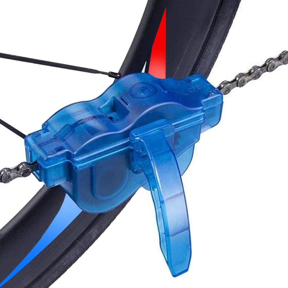MMOBIEL Bike Chain Cleaner Scrubber with Rotating Brushes - Bicycle Cleaning Tool Kit for Mountain Bikes & MTB - Perfect for Cycling Maintenance & Outdoor Bike Care