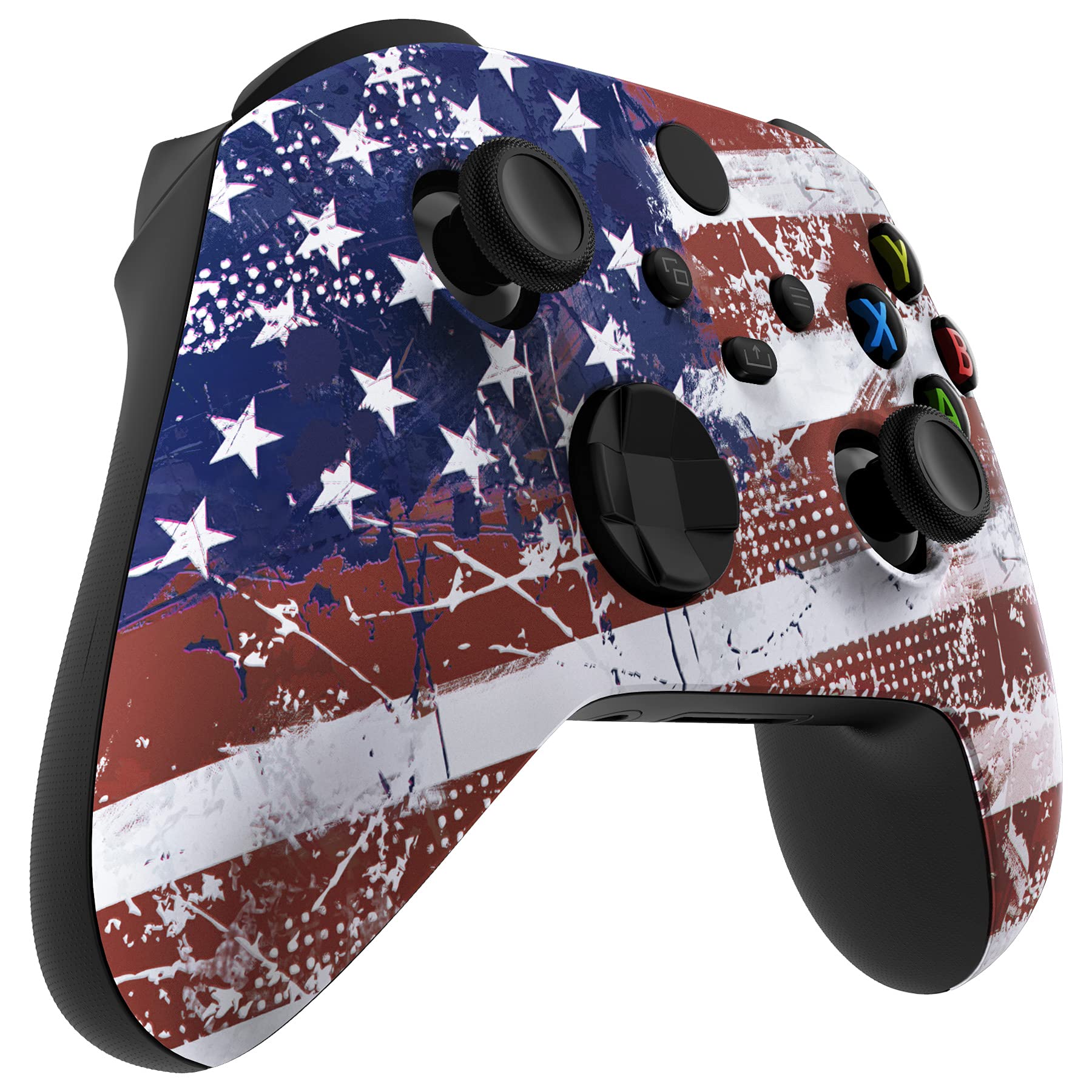 eXtremeRate Xbox Series X/S Controller Shell - US Flag Cover for Gaming & Customization