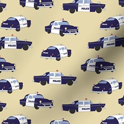 Boys Cars Whimsical Law Printed Minky Fabric by The Yard - Soft Plush Material for Sewing Baby Blankets, Quilt Backing & DIY Projects - Perfect for Nursery Decor, Kids Bedding & Crafting