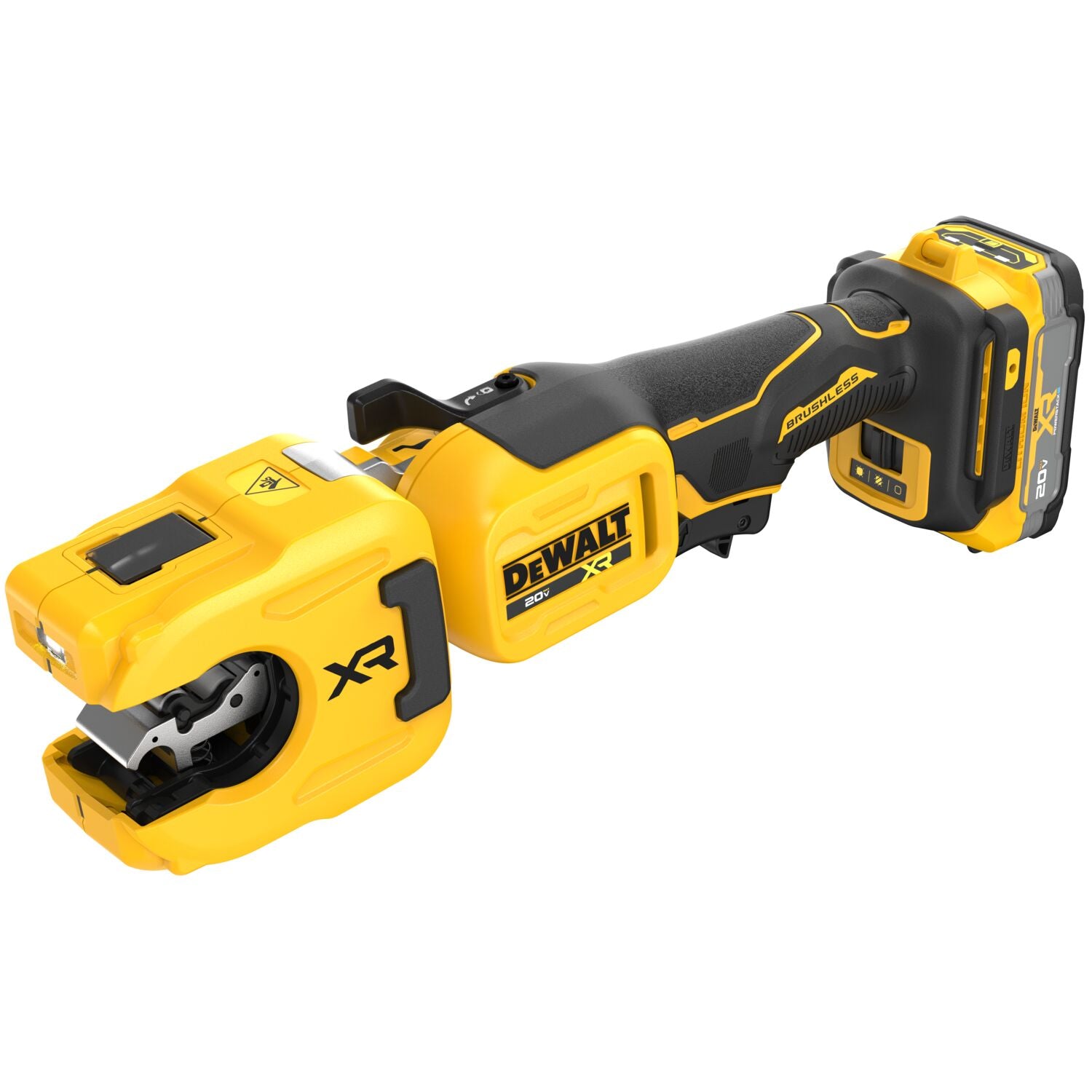 DEWALT DCE154E1 20V MAX XR® Cordless 1-1/4 Inch Copper Tubing Cutter Kit - Professional Plumbing Tool for HVAC, Refrigeration & Pipe Installation