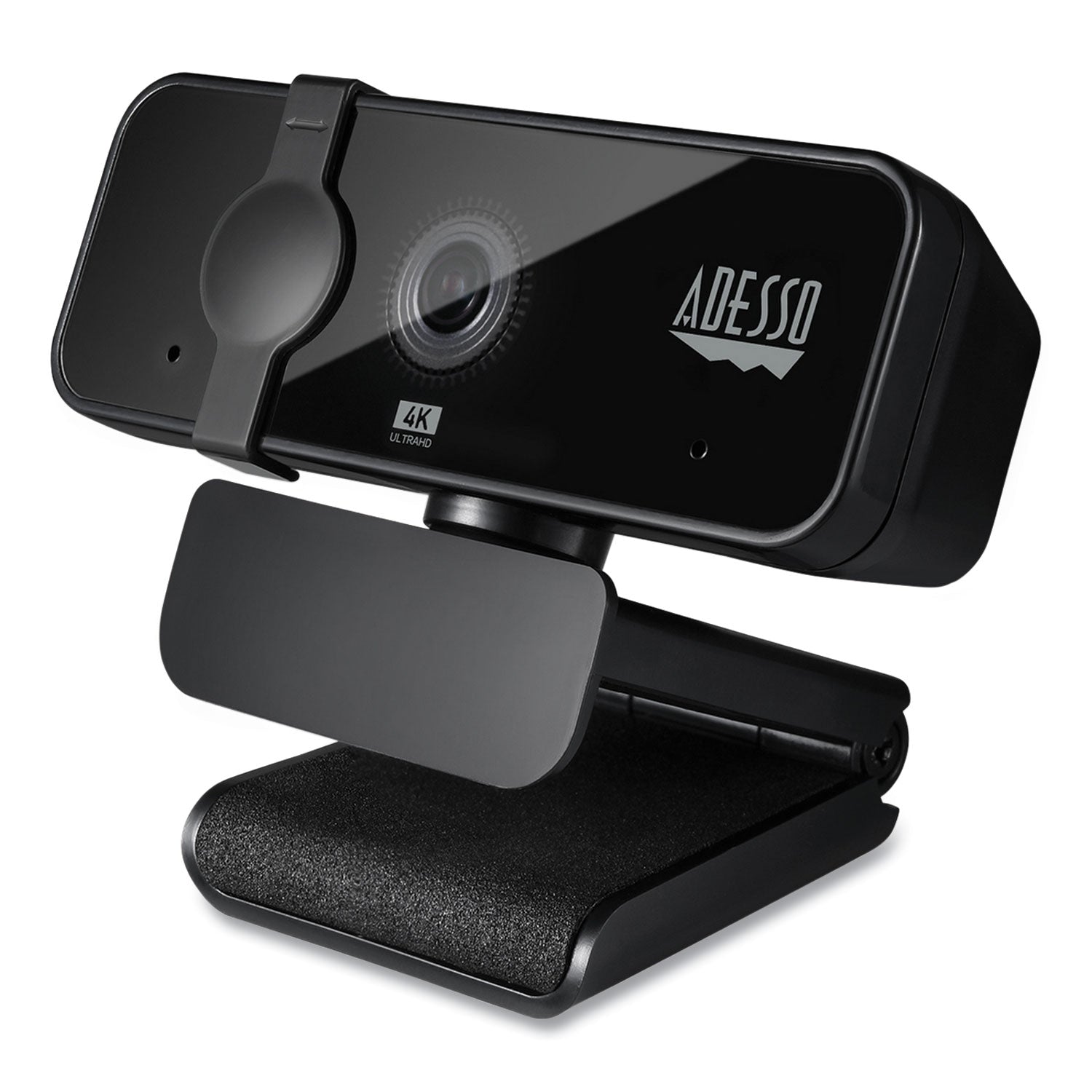 Adesso Cybertrack H6 4K USB Webcam with Built-in Microphone - 3840x2160 Resolution, 8MP Fixed Focus Camera for Video Conferencing, Streaming & Online Classes (Black)