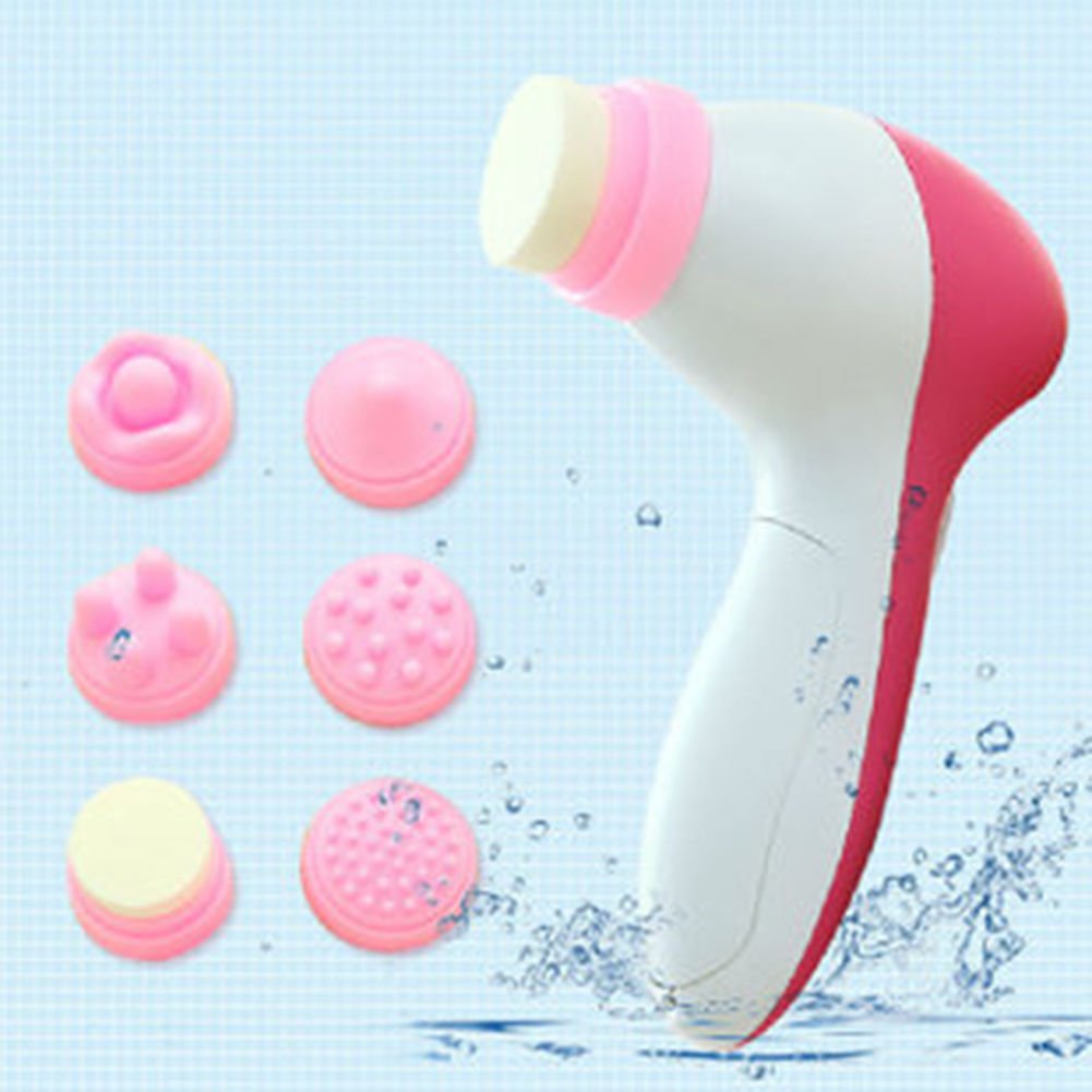 6-in-1 Facial Beauty Device - Cleansing & Massage Tool for Skin Care | At-Home Spa Treatment & Skincare Routine