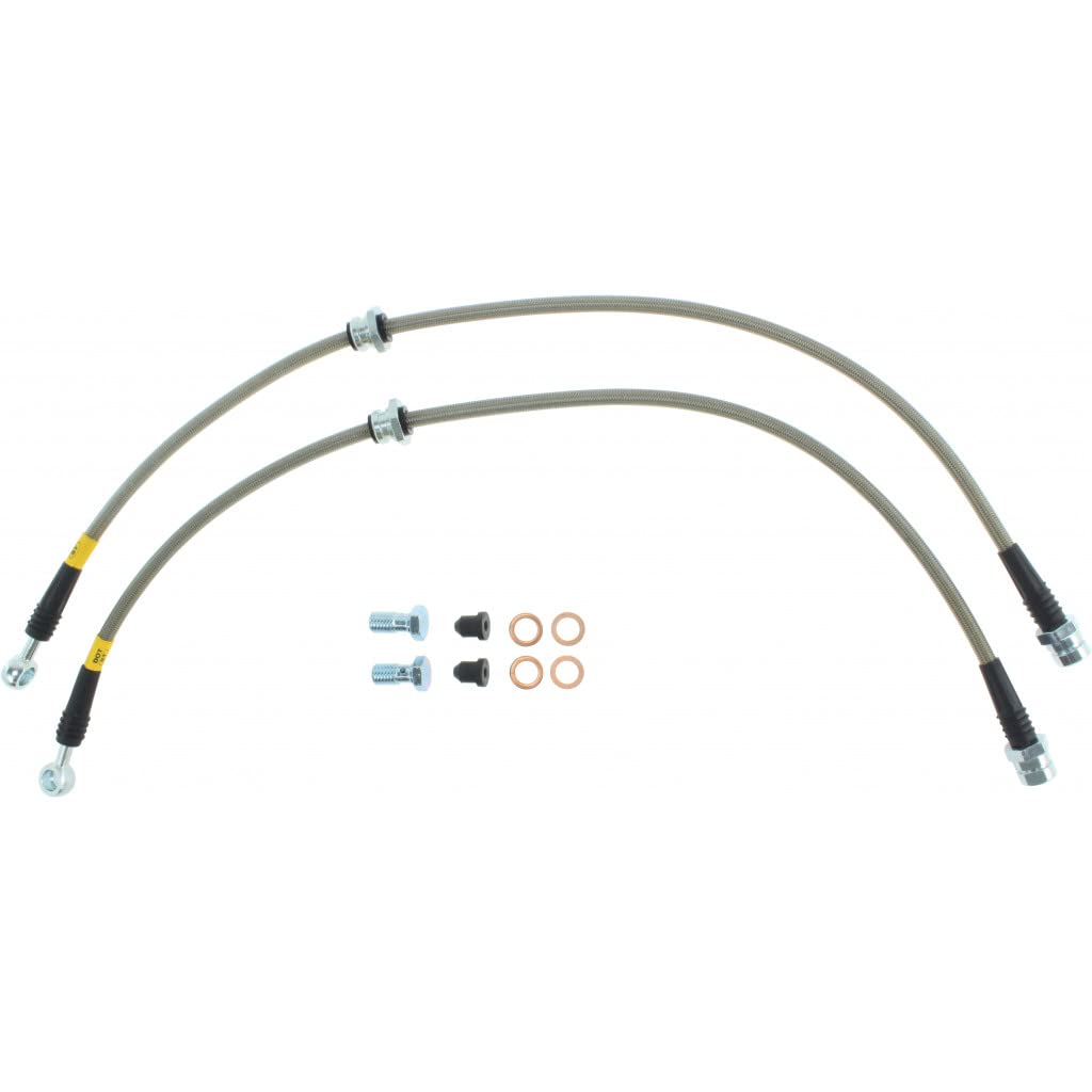 StopTech Stainless Steel Front Brake Line Kit for 2015-2018 Audi Q3 Quattro | 950.33015 | Enhanced Performance & Durability for Street & Track Driving