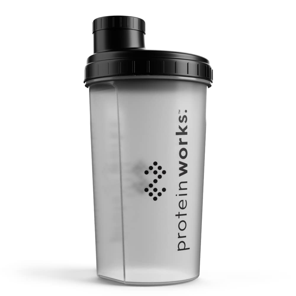 THE PROTEIN WORKS - The Sleakster Protein Shaker Bottle | 700ml Leak-Proof Mixing Cup for Gym, Workout & Sports | BPA-Free Fitness Accessory for Protein Powder & Pre-Workout Drinks