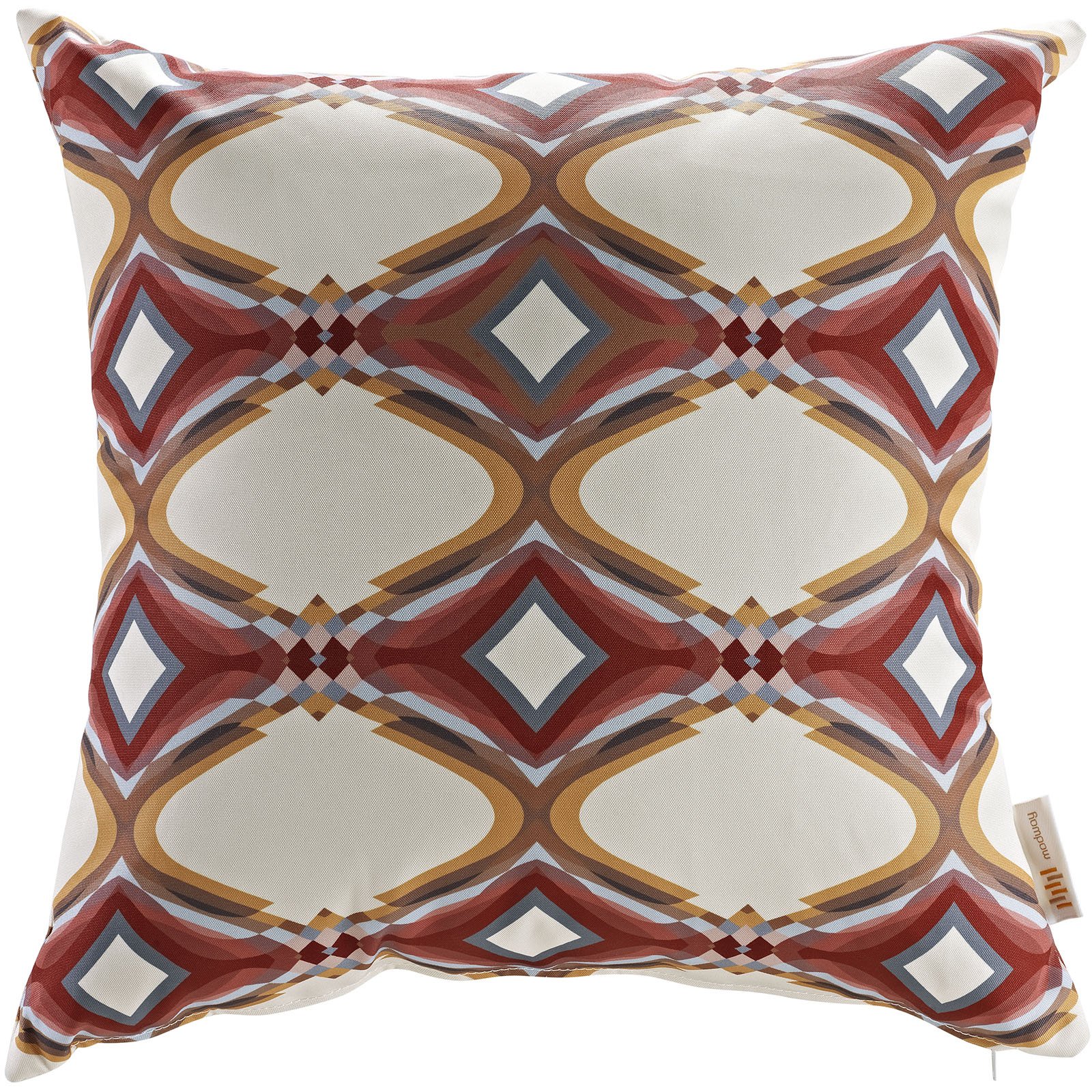 Modway All-Weather Indoor/Outdoor Throw Pillows - Set of 2, Water-Resistant Patio Cushions for Sofa, Deck & Garden - Perfect for Poolside, Porch & Backyard Relaxation