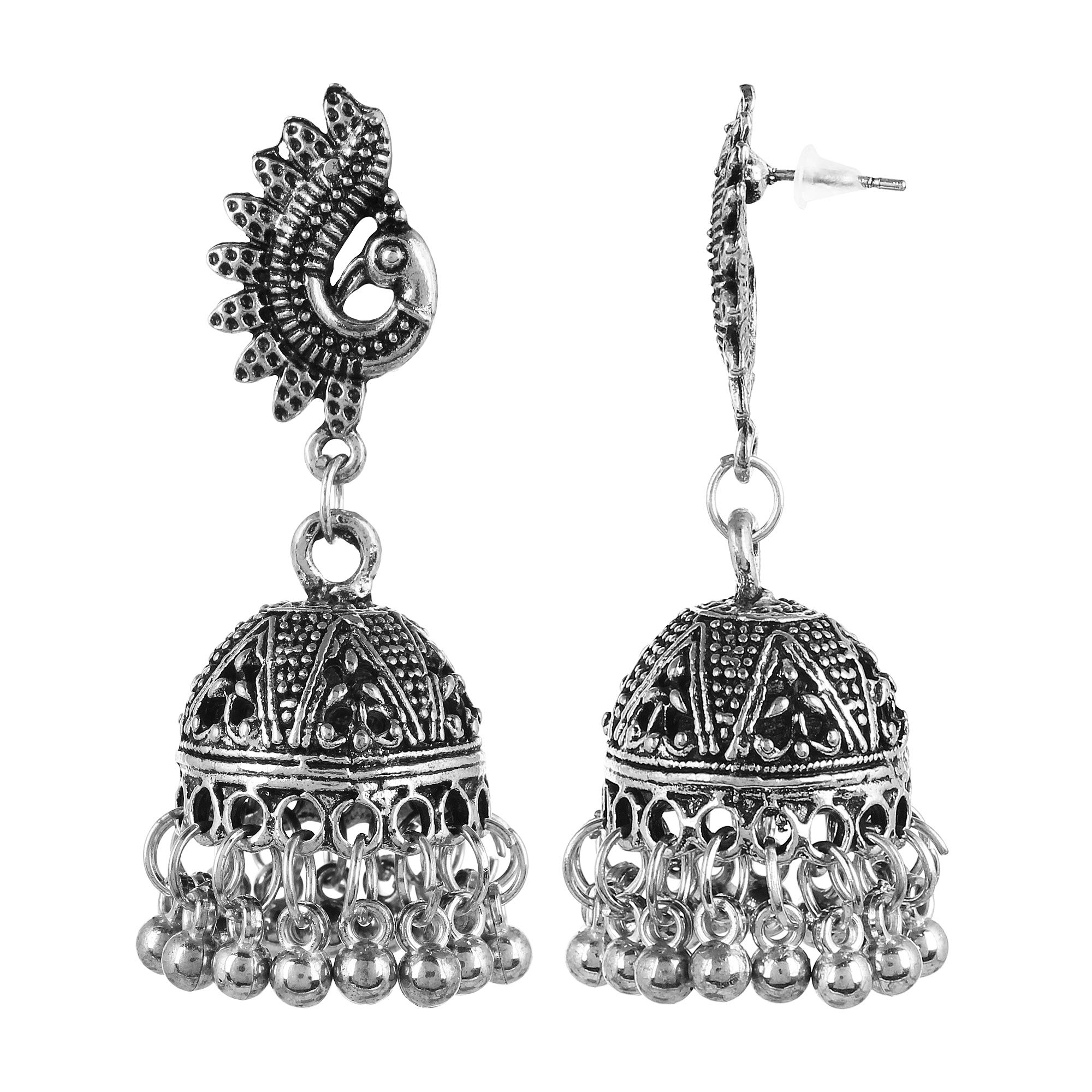 YouBella Afghani Jhumka Earrings for Women & Girls – Handmade Jewelry for Parties, Weddings & Special Occasions