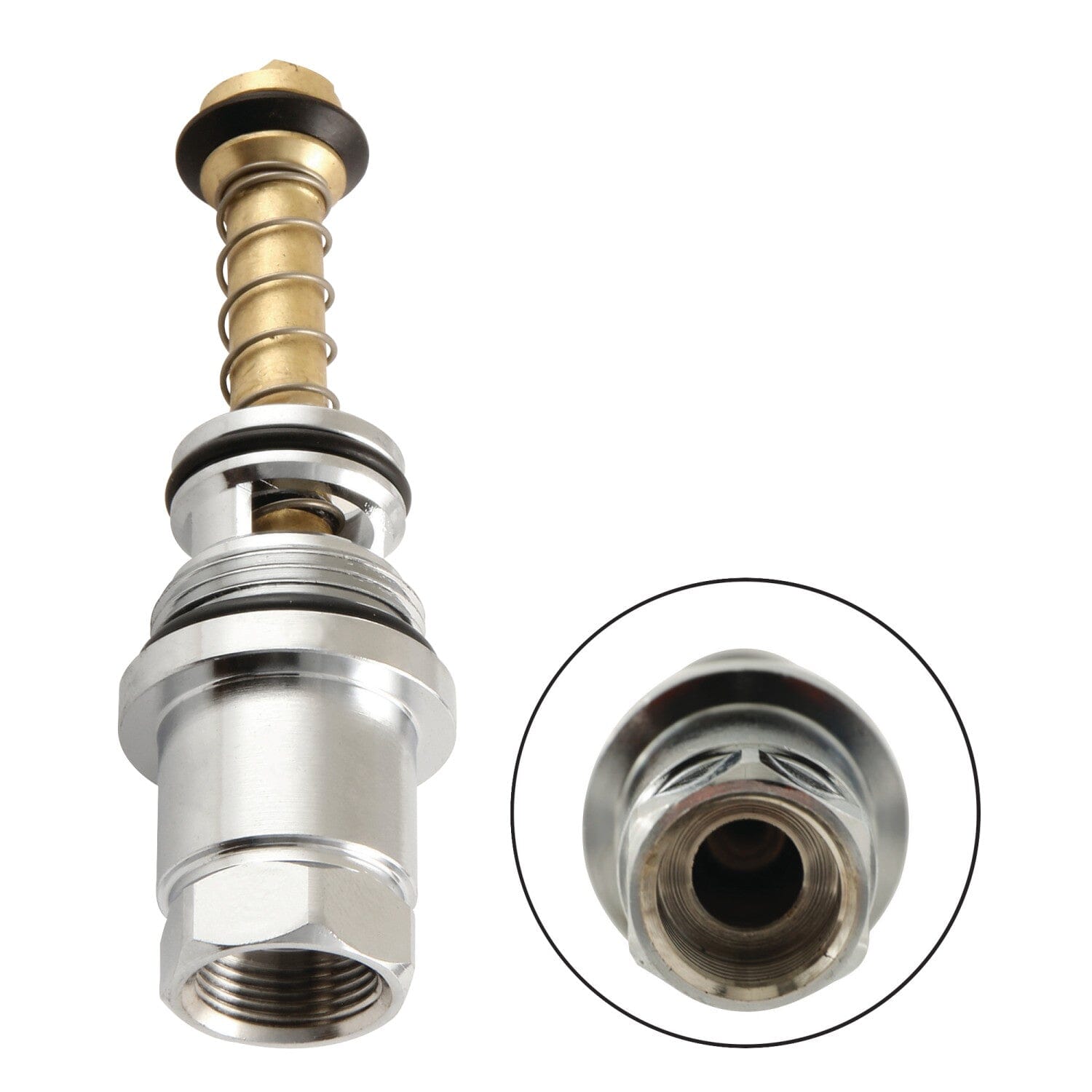 **1-Piece Diverter Cartridge - Shower Valve Replacement Part for Bathroom & Kitchen Faucet Repair**    *(Use Case: Ideal for fixing leaky shower valves, replacing old cartridges, and maintaining smooth water flow in bathrooms and kitchens.)*