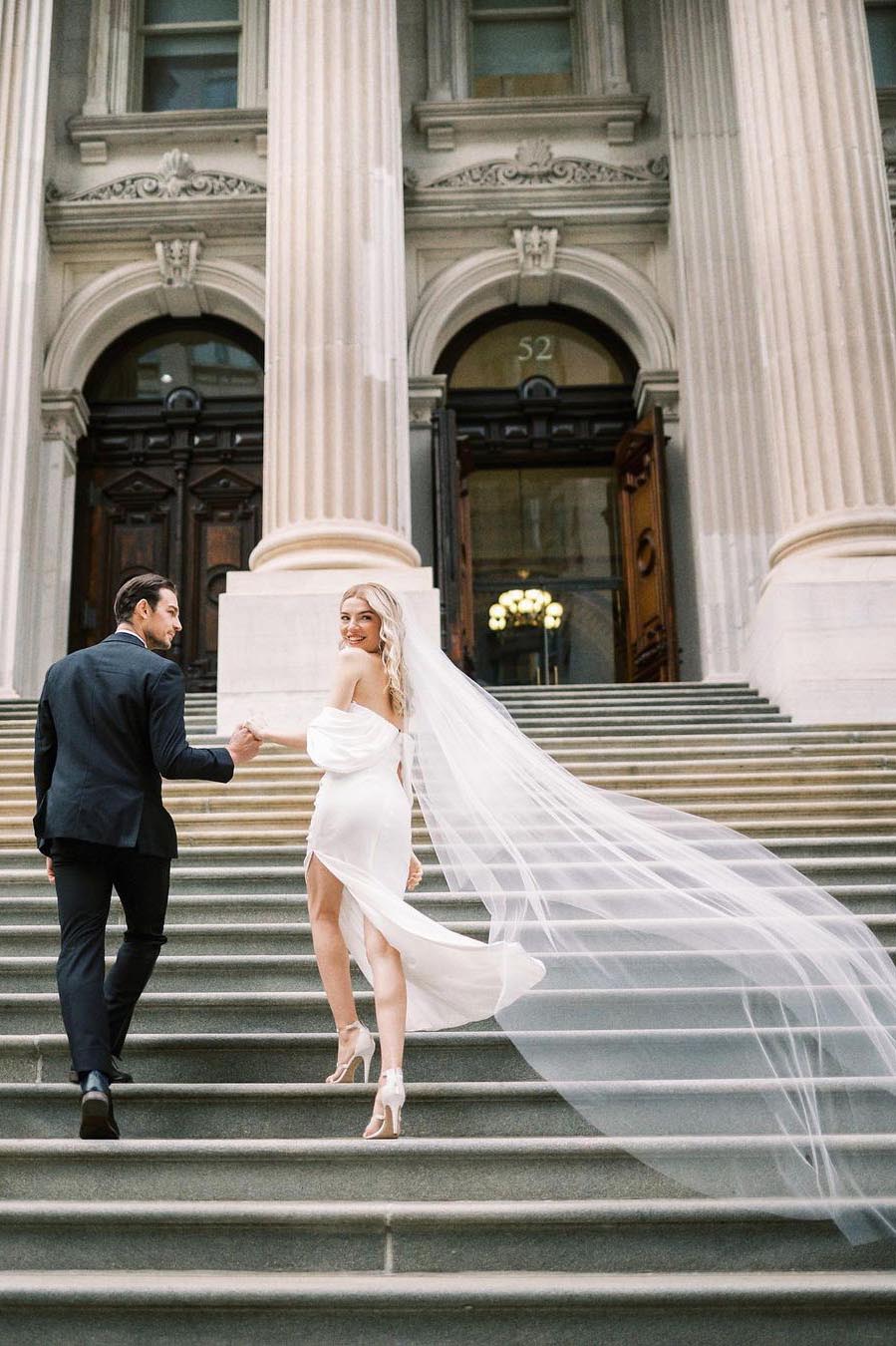 Aura Blusher Illusion Tulle Veil in Ivory - Perfect for Weddings, Bridal Showers & Romantic Photo Shoots
