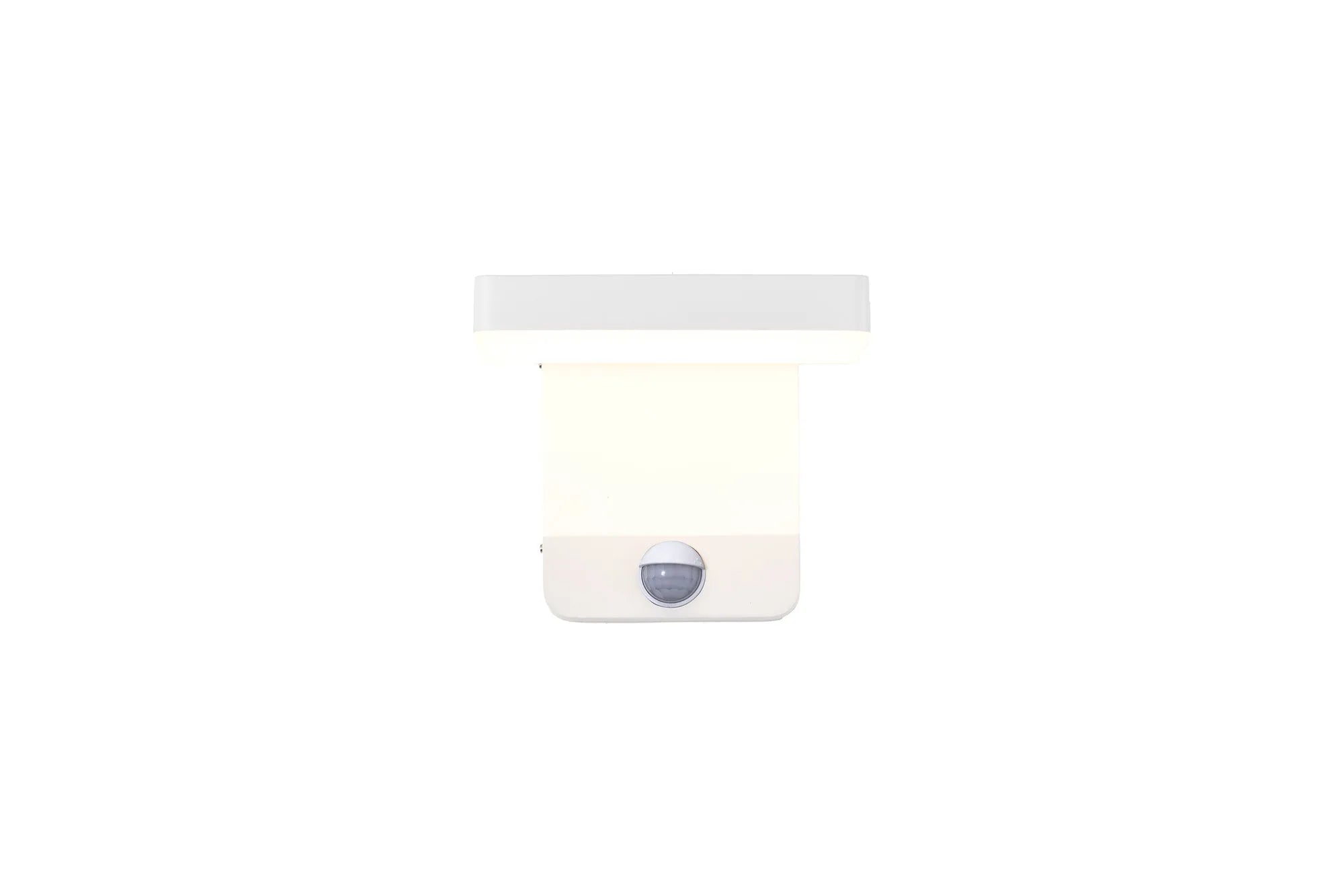 Cooper IP54 LED PIR Sensor Light - Black/White - Outdoor Security Lighting for Garage, Garden & Pathway