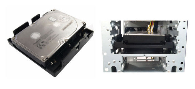 Scythe Bay Rafter 3.5 to 5.25 Inch Hard Drive Bay Adapter - Perfect for PC Builds, Gaming Rigs & Server Upgrades