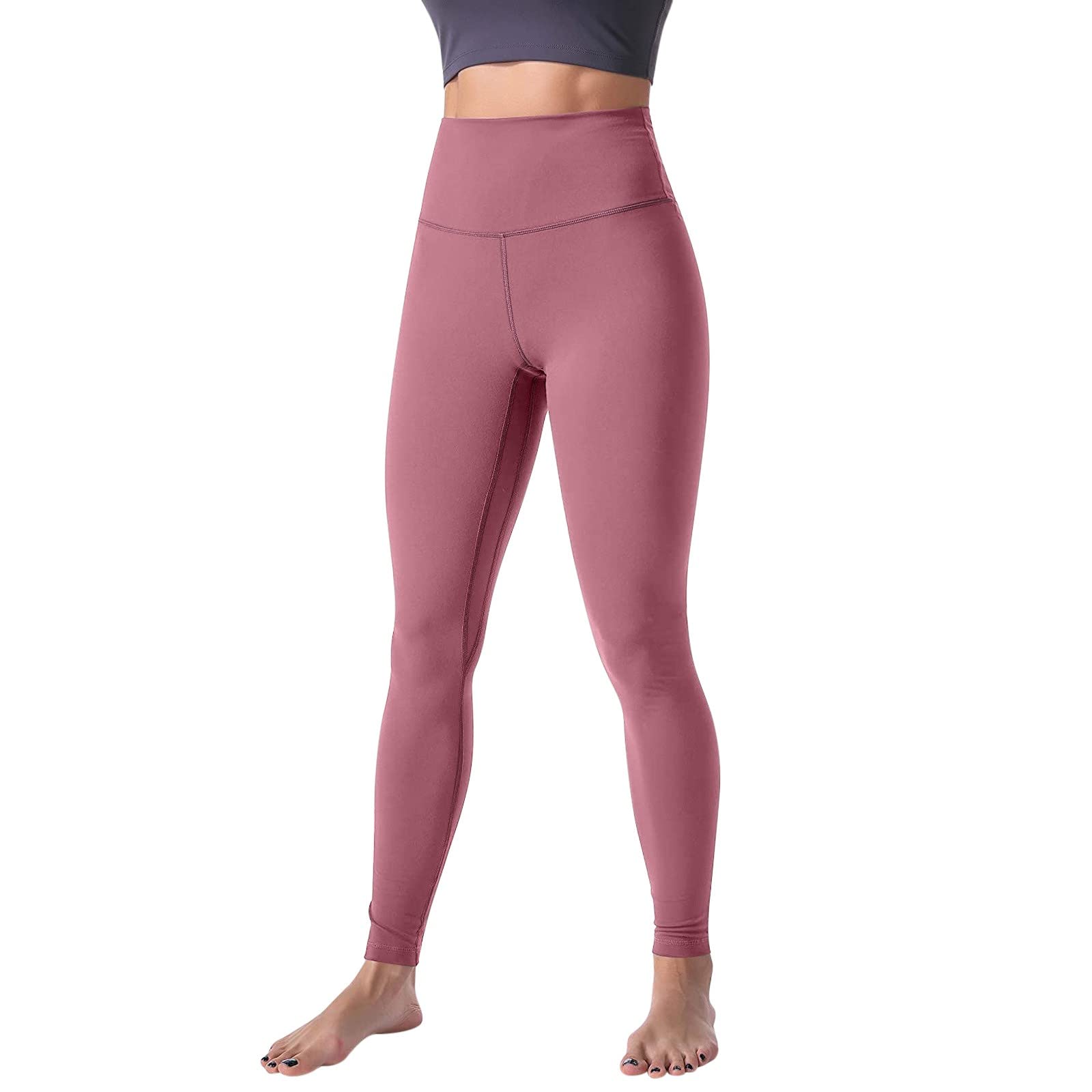 Anedios Women's Yoga Pants with Pockets - High Waisted Slim Fit Stretchy Workout Leggings for Gym, Running & Daily Wear