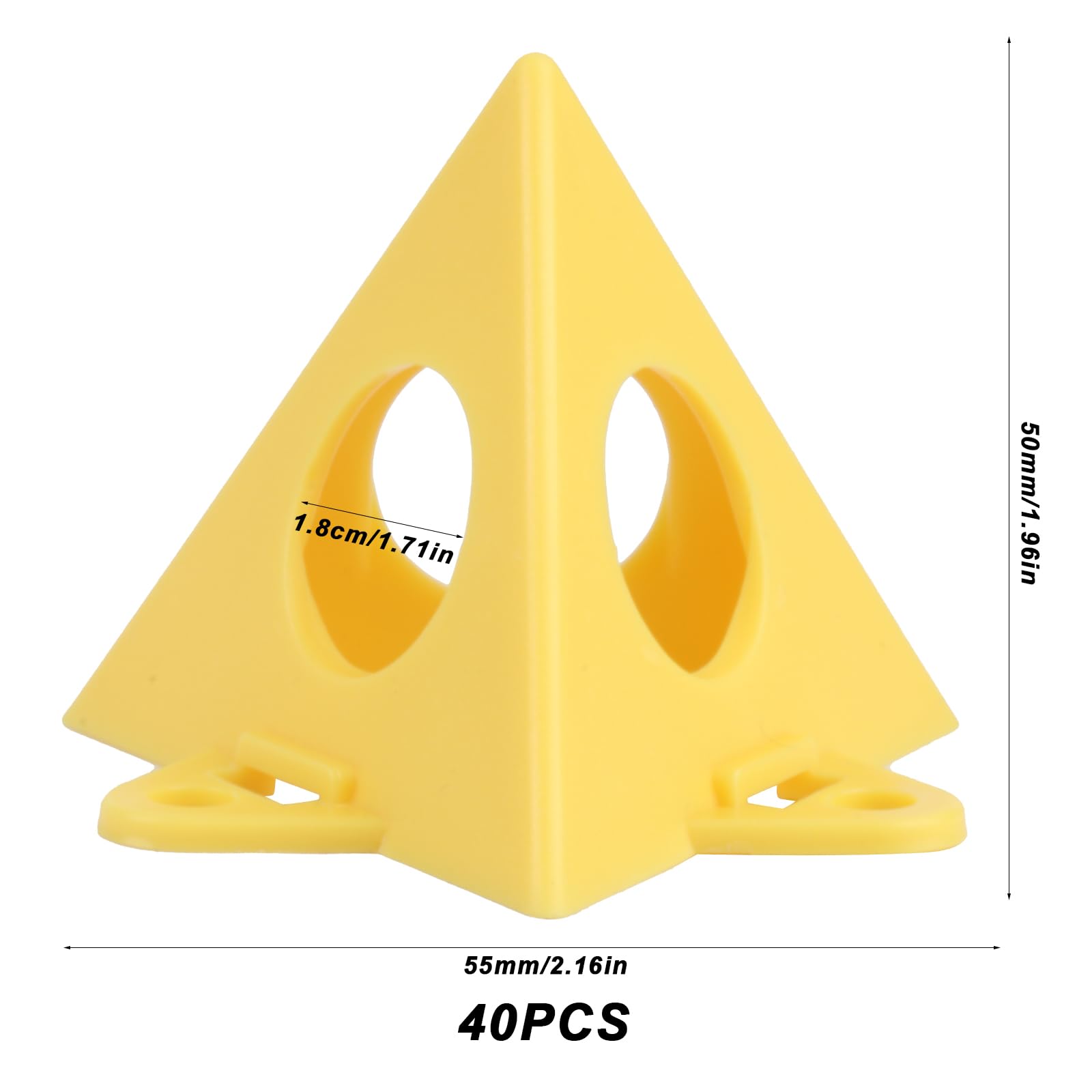 40pcs Pyramid Paint Stands - Mini Cone Painting Supports for Cabinets, Canvas, Doors - Painter's Elevated Risers & Pouring Supplies - Perfect for DIY Projects, Furniture Painting & Art Creations