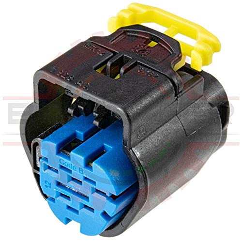 Ballenger Motorsports - 5 Way Trapezoidal Connector Plug Replacement for Bosch Pressure Sensor PST-F 1 (Connector Housing Only) - Perfect for Automotive Repair, Engine Diagnostics & Performance Tuning