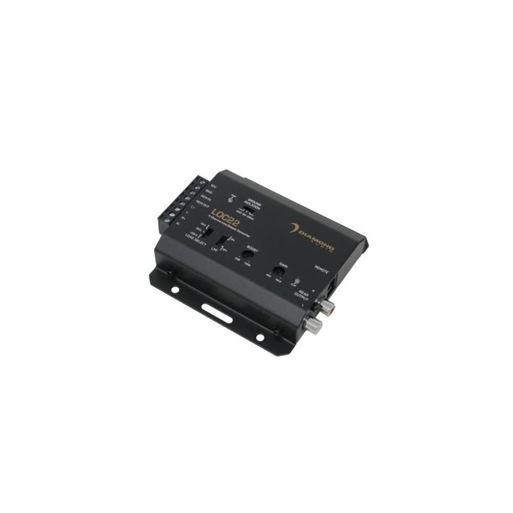 Diamond Audio LOC22 2 Channel Line Output Converter (2 Input/2 Output) - Perfect for Car Audio Systems & Amplifier Installations