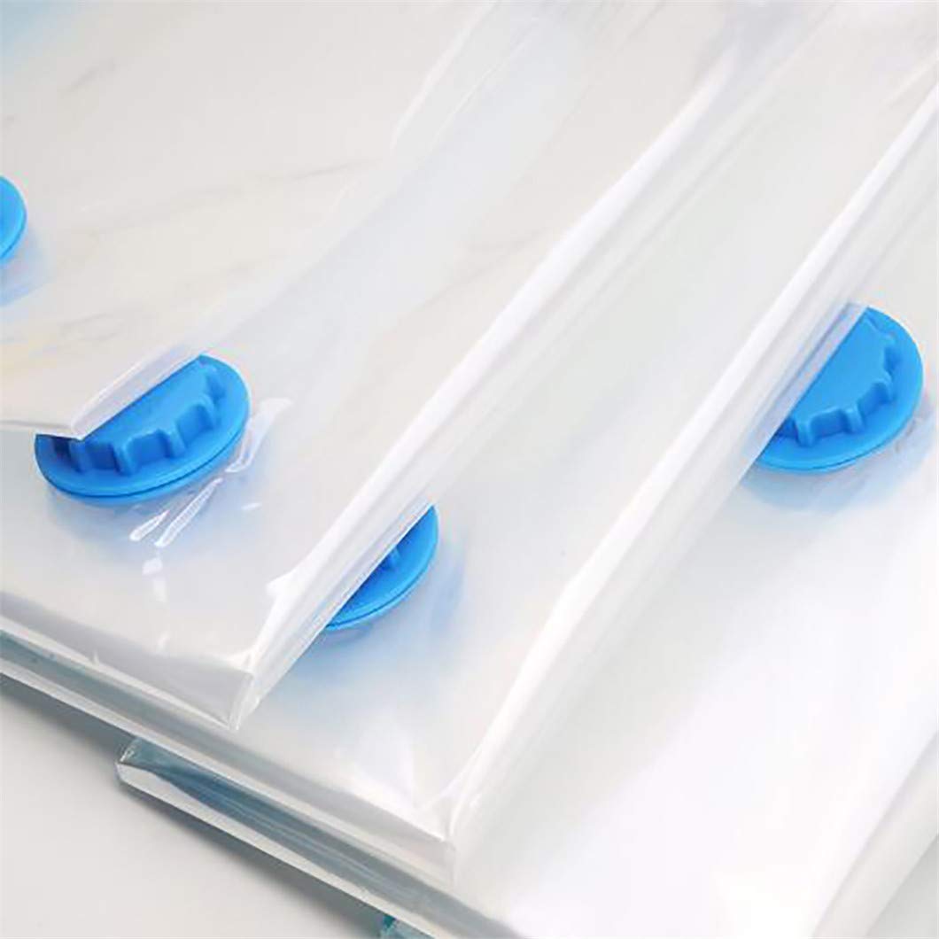 Vacuum Storage Bags - Reusable Space Saver Bags for Clothes, Blankets, Bedding & Travel | Compact Storage for Duvets, Comforters, Sweaters & Suitcases | Perfect for Home Organization, Seasonal Storage & Moving