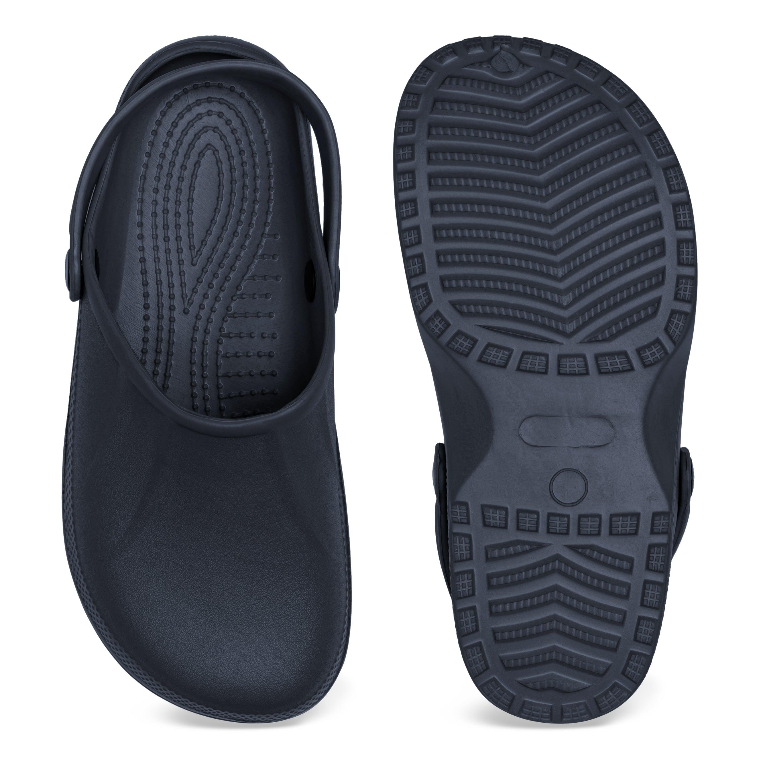 Men's Allonby Classic Garden Clogs - Wide Fit Comfortable Slip-On Shoes for Outdoor Work, Gardening & Beach Use