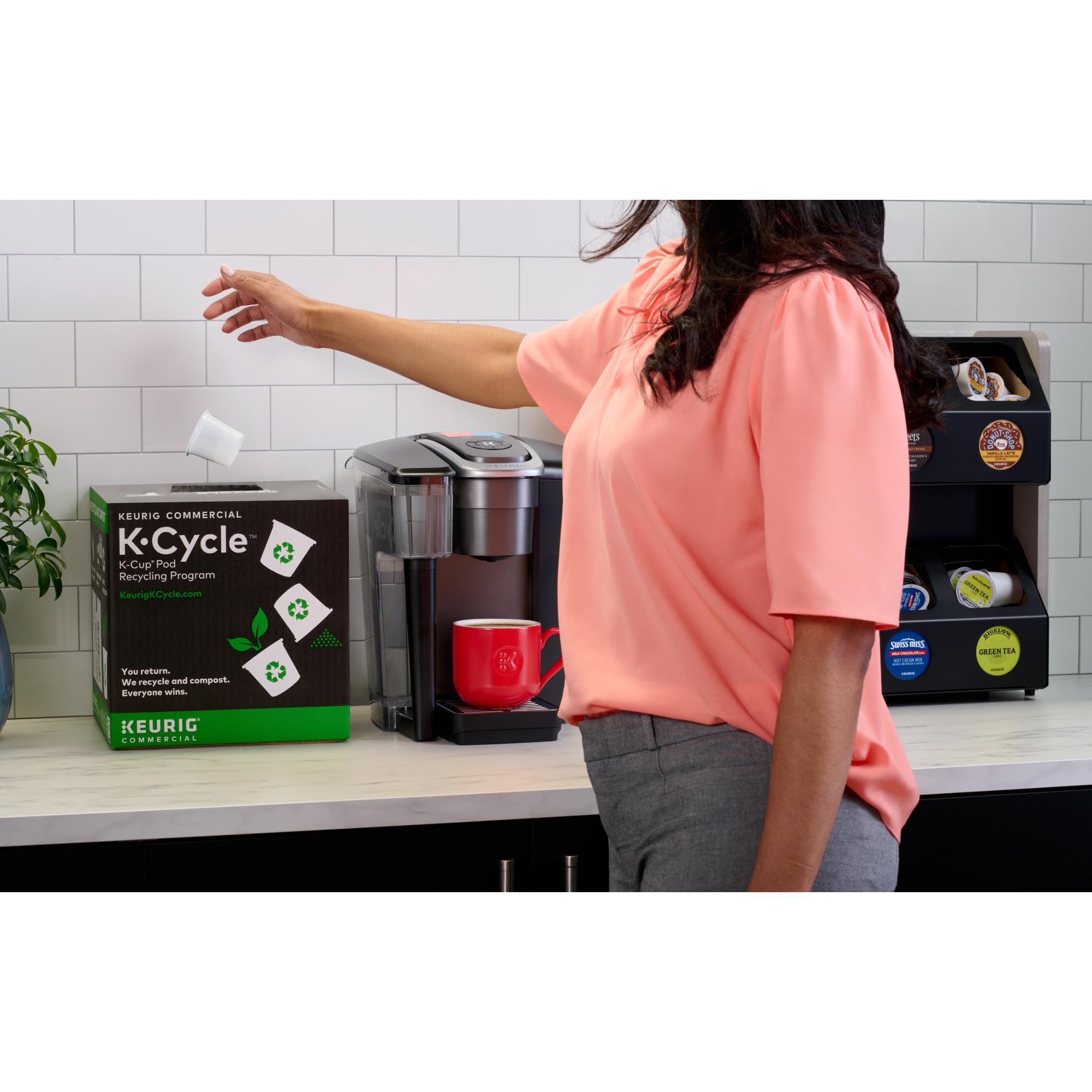 Keurig K-1550 Commercial Coffee Maker - Single Serve Brewer for Offices, Restaurants & Large Events - High Capacity Coffee Machine with Fast Brewing