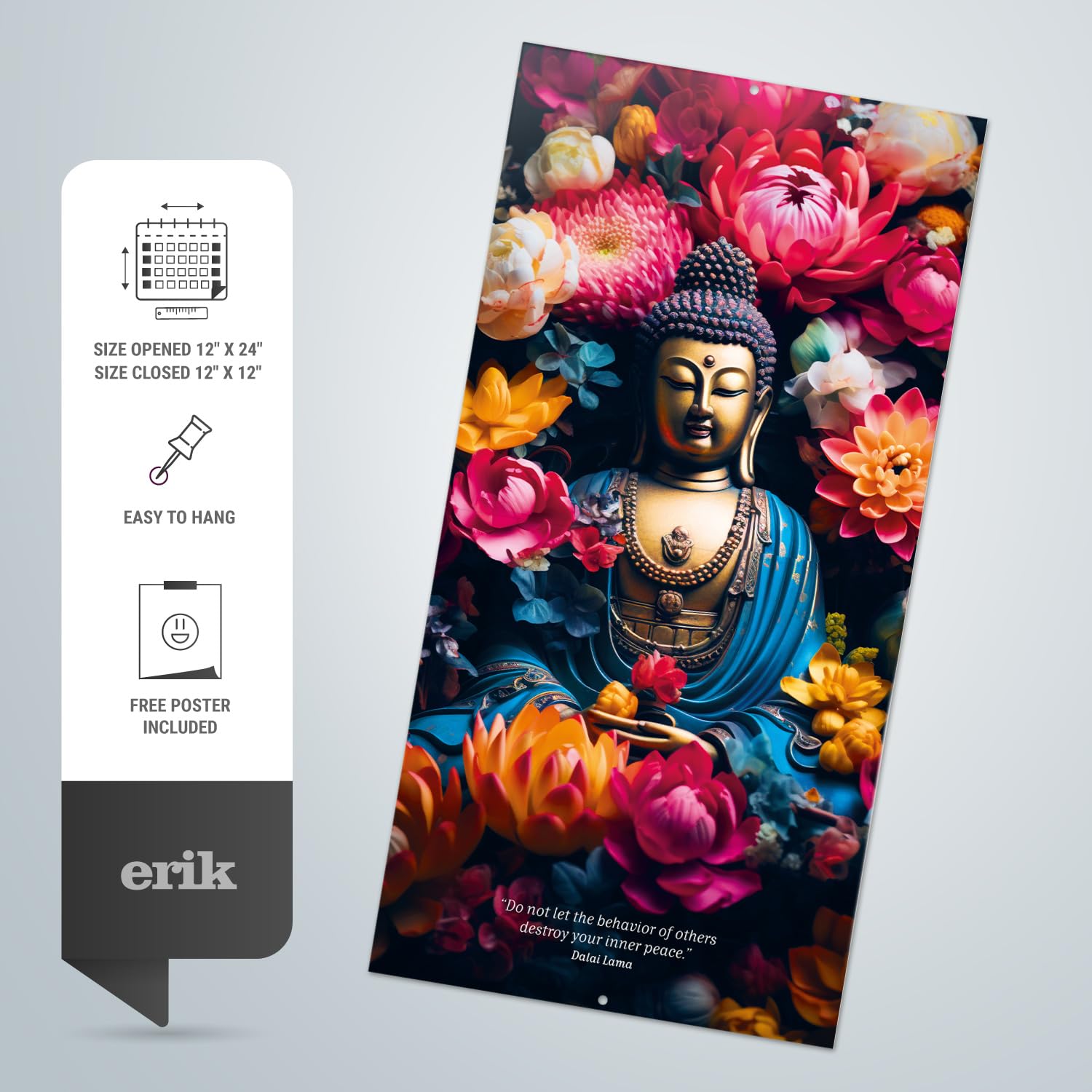 Zen Nature Wall Calendar 2025 - 12