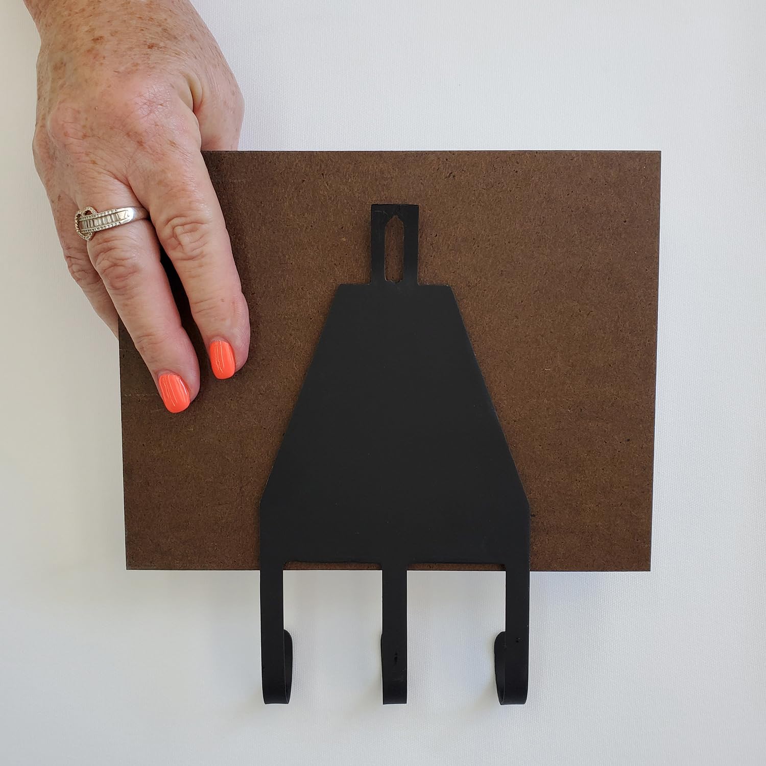 Halloween Scary Cocker Spaniel Wall Hook Set - Black Key Holder, Coat Rack & Leash Hanger for Keys, Towels, Aprons - Perfect for Entryway, Kitchen & Pet Area Organization