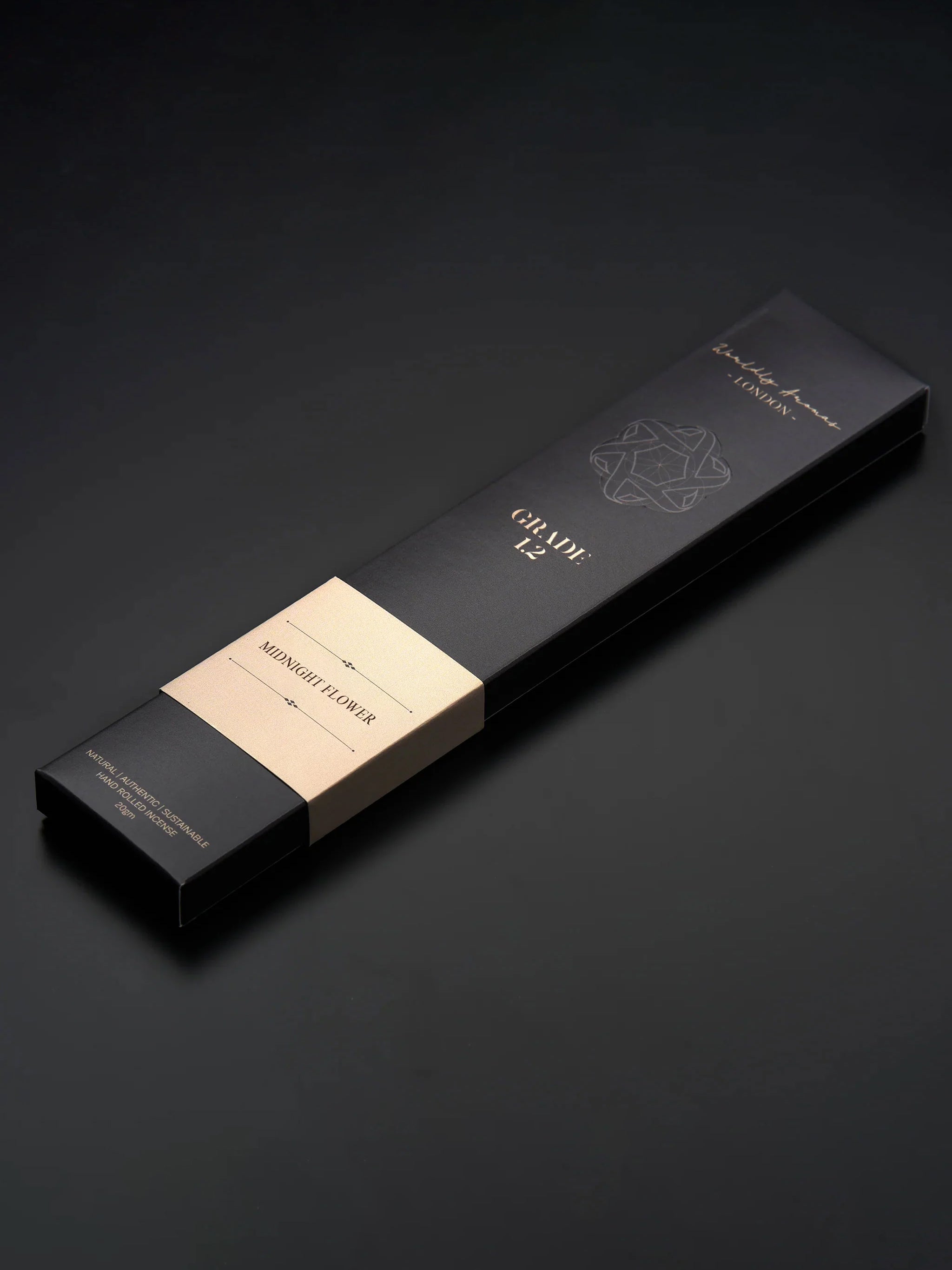 Premium Midnight Flower Incense Sticks - Natural Aromatherapy for Relaxation, Meditation & Home Fragrance | Worldly Aromas