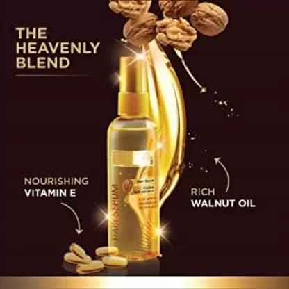 100% Natural Hair Serum for All Hair Types - Organic Hair Care Treatment for Dry, Damaged & Frizzy Hair - Perfect for Daily Use at Home & Salon
