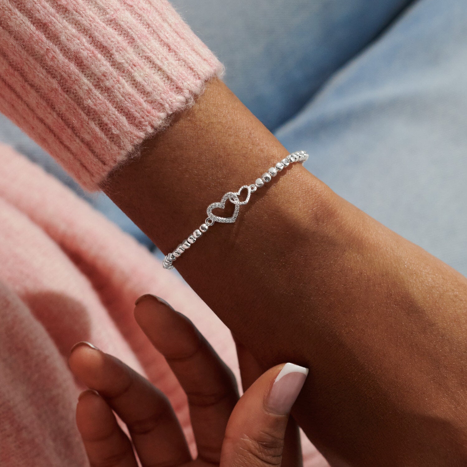 Joma Jewellery Bracelet - Forever Yours Amazing Godmother Gift | Elegant Sterling Silver Charm Bracelet for Women | Perfect for Birthdays, Anniversaries & Godmother Appreciation