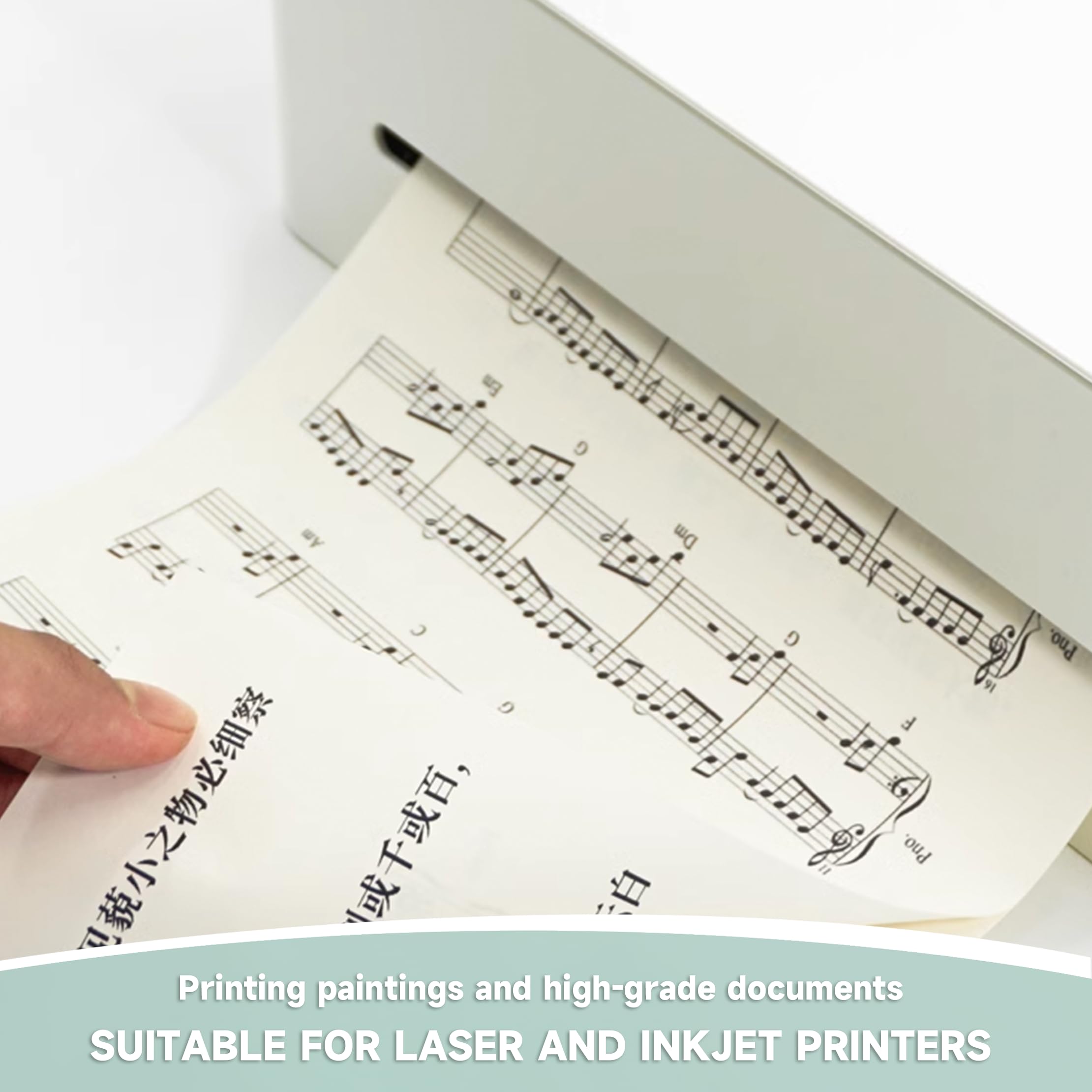 Premium 22 lb Ivory Copy Printer Paper - 100 Sheets, 8.5