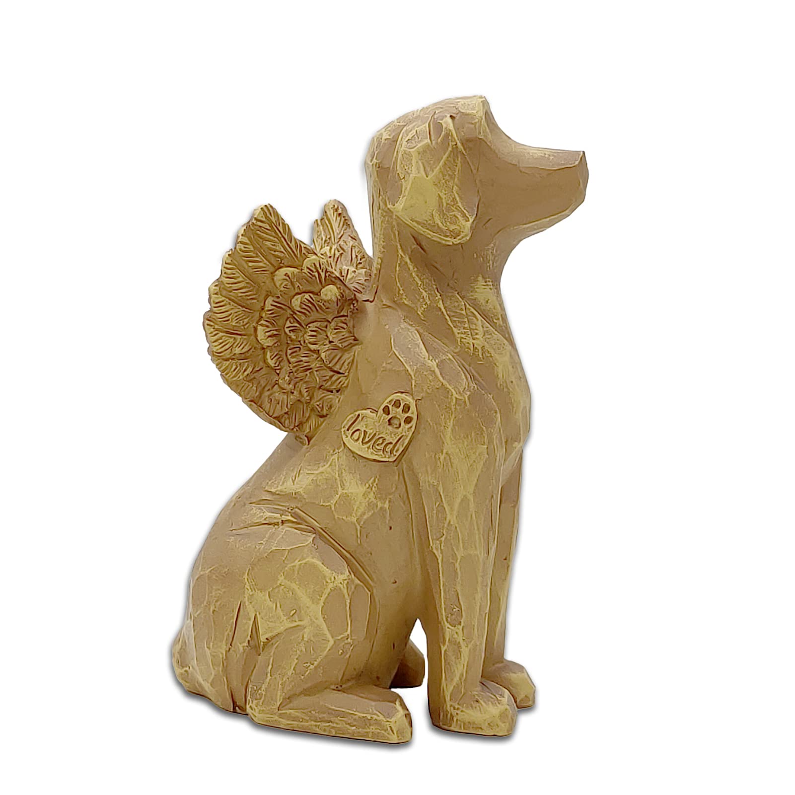**Angel Dog Memorial Figurine - Sympathy Gift for Dog Loss, Rainbow Bridge Pet Memorial Keepsake - Thoughtful Bereavement Gifts for Dog Lovers & Dog Moms - Perfect for Pet Memorials, Comfort Gifts & Healing After Loss**