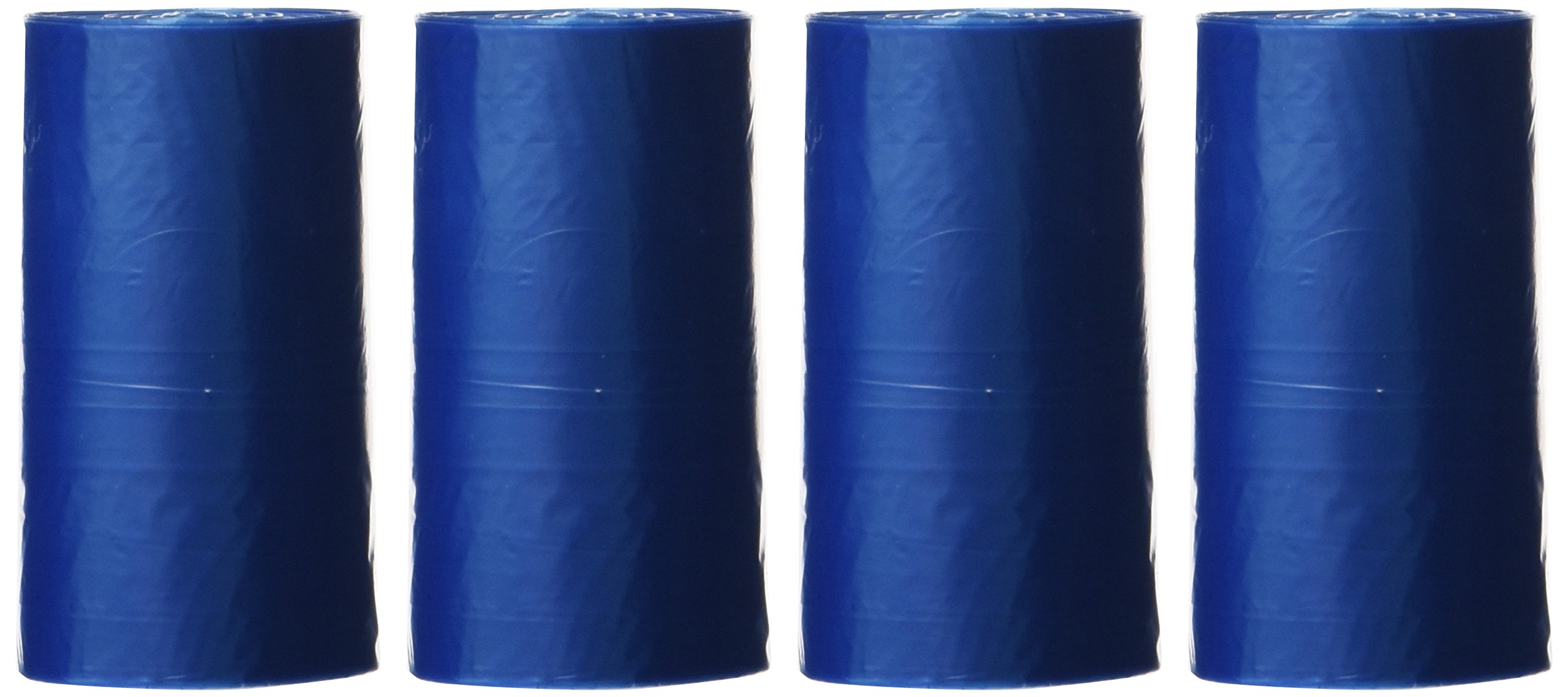 J.L. Childress Tie 'N Toss Disposable Diaper Bag Refill Rolls - 60 Large Leakproof Bags for Baby & Dog Waste - Easy-Tear Blue Design - Perfect for Diaper Changes, Dog Walks & Travel