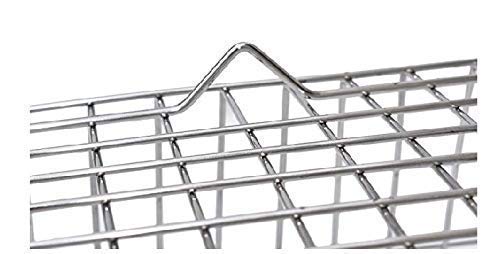 Premium Stainless Steel Dish Drainer & Kitchen Storage Rack - Large Rectangle Utensil Organizer (60x43x25cm) for Plates, Bowls & Cookware | Space-Saving Countertop Solution for Modern Kitchens