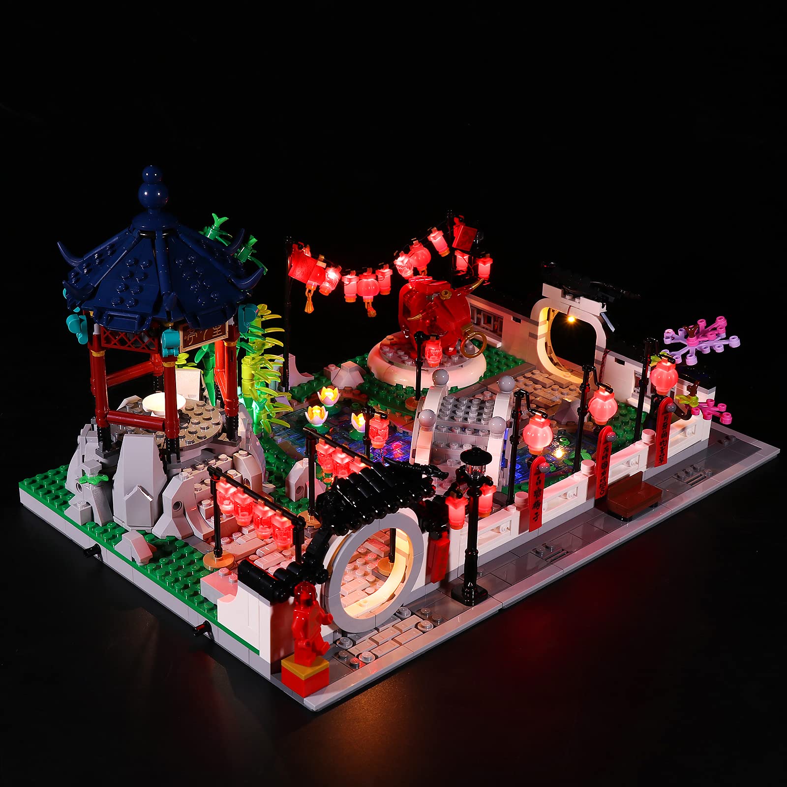 Advanced LED Light Kit for Lego Spring Lantern Festival 80107 (Lego Set Not Included) - Perfect for Display, Nighttime Illumination & Enhancing Your Lego Creations