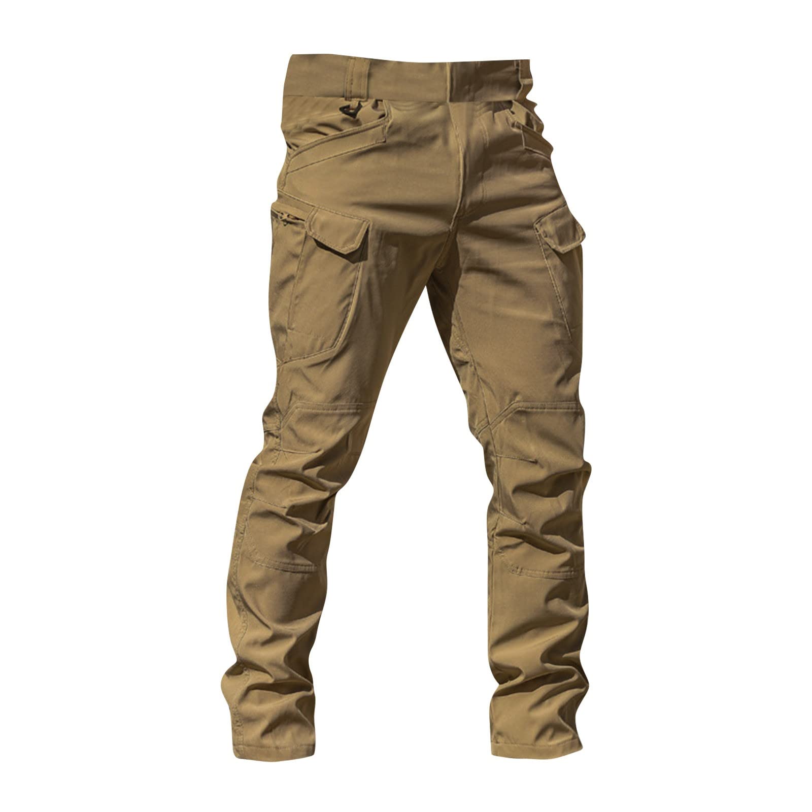 Men's Slim-Fit Cargo Pants - Military Tactical Hiking Pants with Multiple Pockets | Outdoor Adventure, Workwear & Casual Street Style