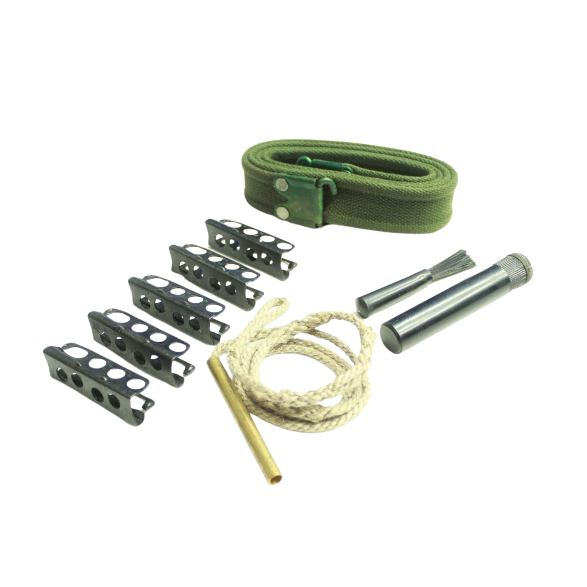 Original British Enfield .303 SMLE Charger/Stripper Clips with Accessories Set #1 - Vintage Military Rifle Ammo Loading Tool for Collectors & Historical Reenactments