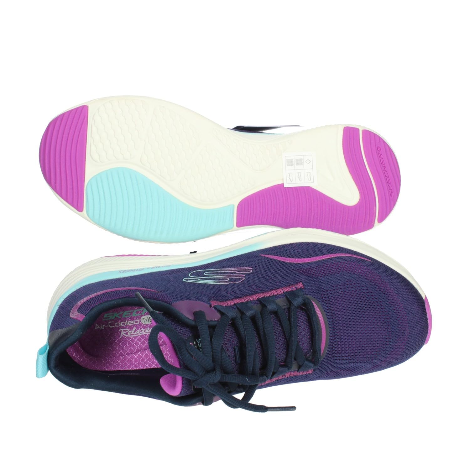 Skechers D'LUX Fitness Sneakers - Lightweight Walking Shoes for Women with Memory Foam - Comfortable Athletic Shoes for Gym, Running & Everyday Wear