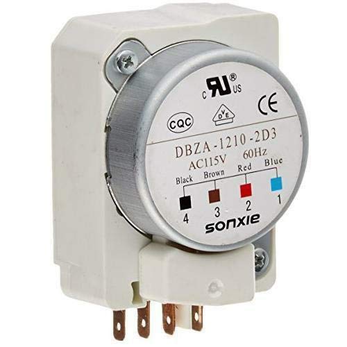 New Defrost Timer DBZA-1210-2D3 Replacement for MCBR1020W - White Refrigerator Part - Perfect for Home Kitchen & Commercial Freezer Repair