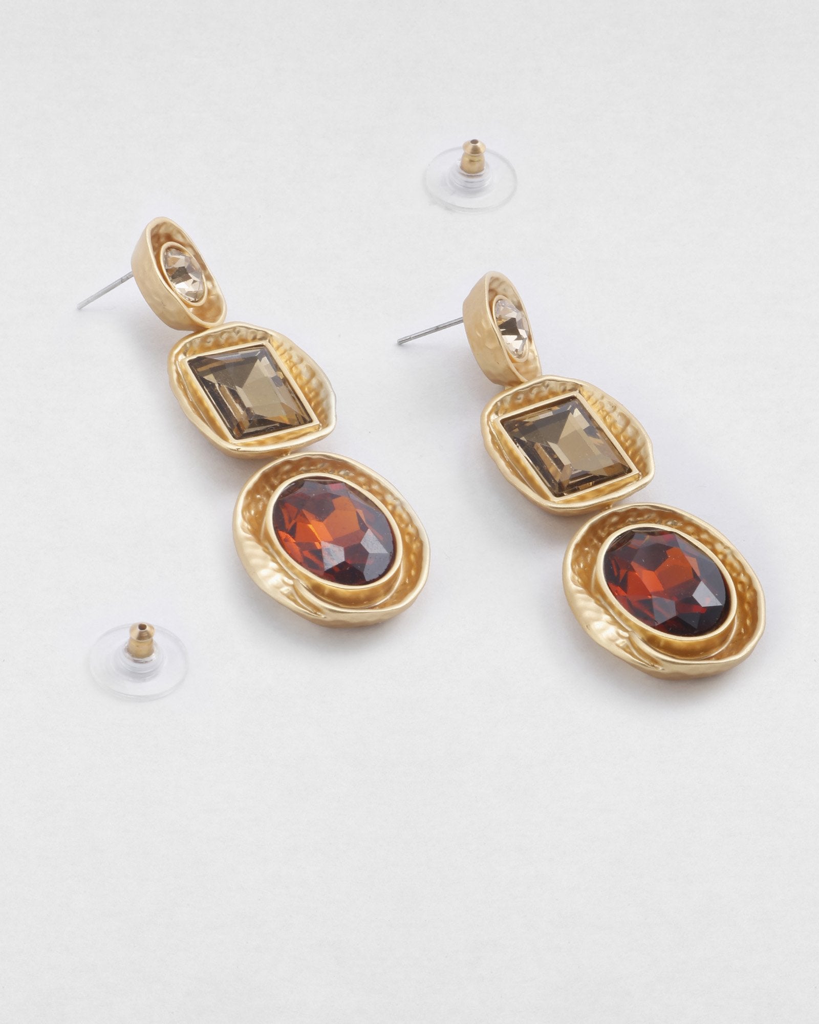 Elegant Satin Gold Eve Earrings for Women - Perfect for Parties, Weddings & Everyday Wear