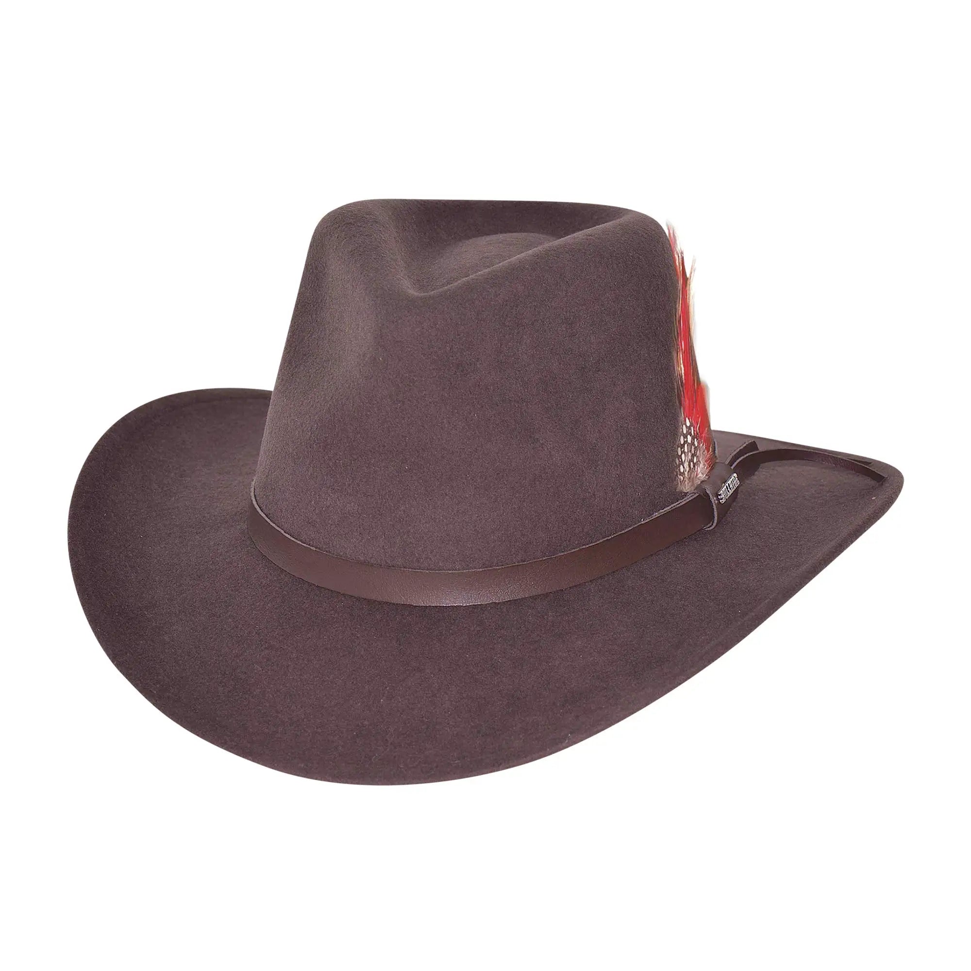 Bullhide Voyager Wool Felt Outdoorsman Hat - Durable & Stylish Hunting & Fishing Hat for Men - Perfect for Camping, Hiking & Outdoor Adventures