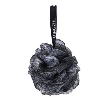 Exfoliating Bath Sponge Mesh Pouf - Soft Shower Ball for Gentle Body Cleansing & Skin Exfoliation - Perfect for Daily Shower, Spa & Bath Time Relaxation