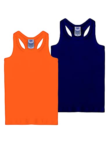 2pk Orange/ Navy