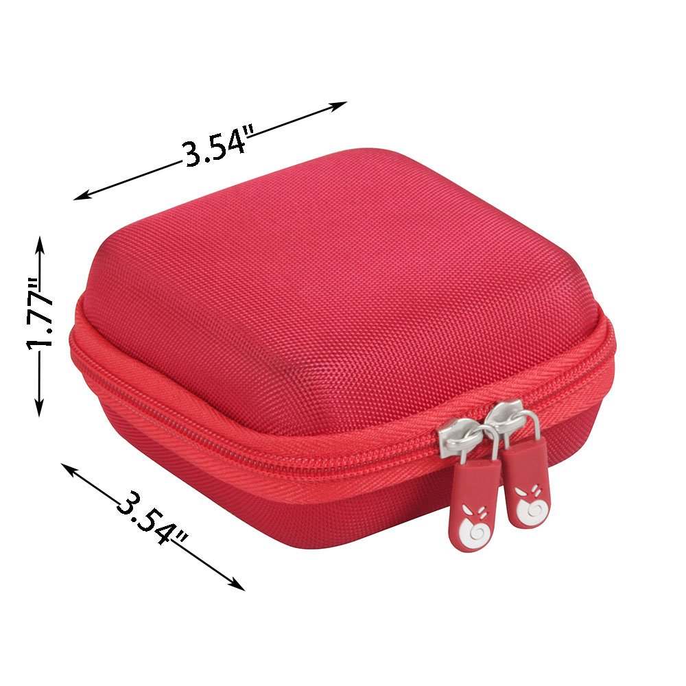 Anker PowerCore Fusion 5000 2-in-1 Portable Charger Case - Hermitshell Hard EVA Travel Protective Cover for Charger & Wall Adapter (Red) | Perfect for Travel, Camping & Daily Commute