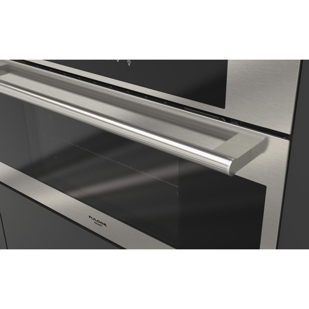 Fulgor Milano 30 Inch 700 Series Built-In Convection Steam Oven with Combination Cooking Modes - Model F7DSCO30S1 | Perfect for Baking, Roasting & Healthy Steam Cooking in Modern Kitchens