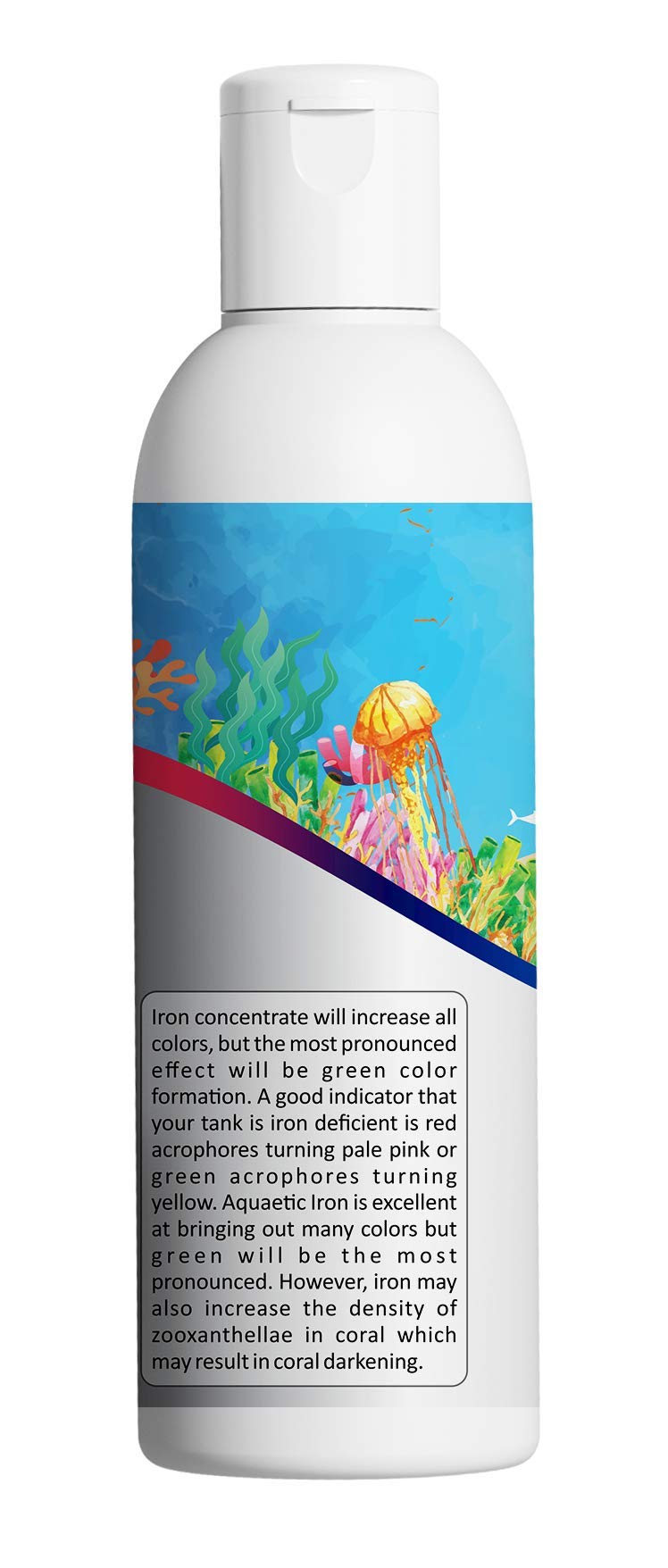 Aquaetic Iron Aquarium Solution - 8 Ounce Bottle (1968 ml) for Freshwater & Planted Tanks | Essential Aquatic Plant Nutrient Supplement for Healthy Growth & Vibrant Colors | Perfect for Aquascaping & Fish Tank Maintenance
