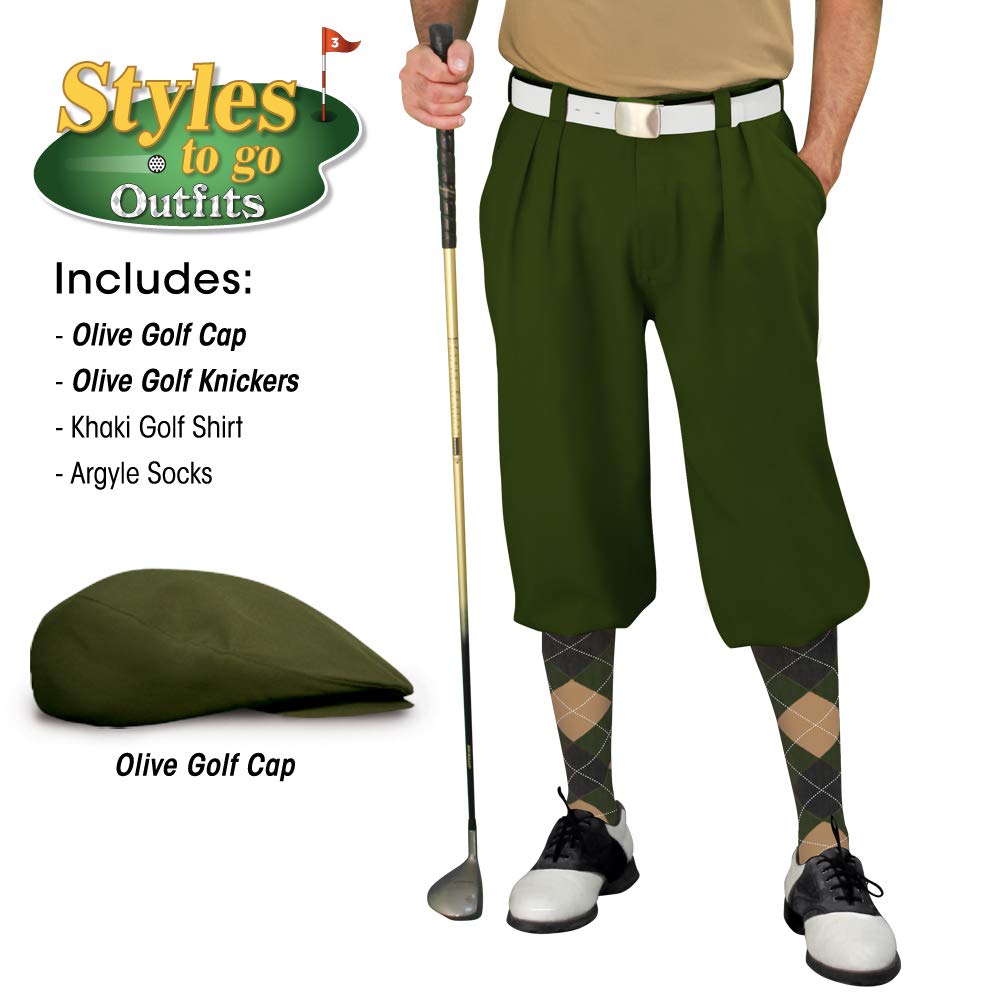Men's Complete Golf Outfit Set - Premium Golf Shirt, Cap & Socks for Comfort & Style | Perfect for Golf Courses, Tournaments & Casual Wear